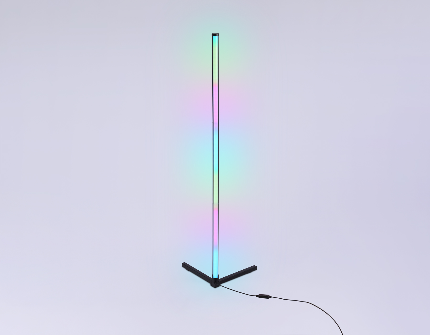 FL8022 BK черный LED 15W RGB D32*1250 (ПДУ РАДИО 2.4G)