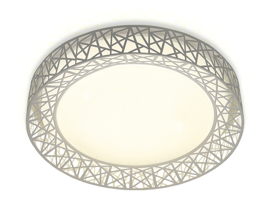 Потолочный управляемый светильник Ambrella Design FF122 WH 72W белый