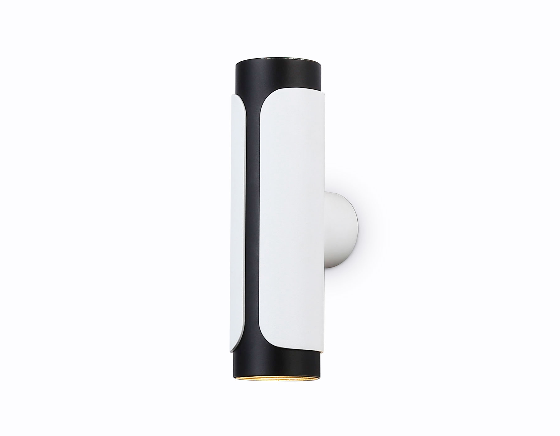 Настенный светильник Ambrella TN51614/2 WH/BK белый/черный GU10/2 D58*195*82