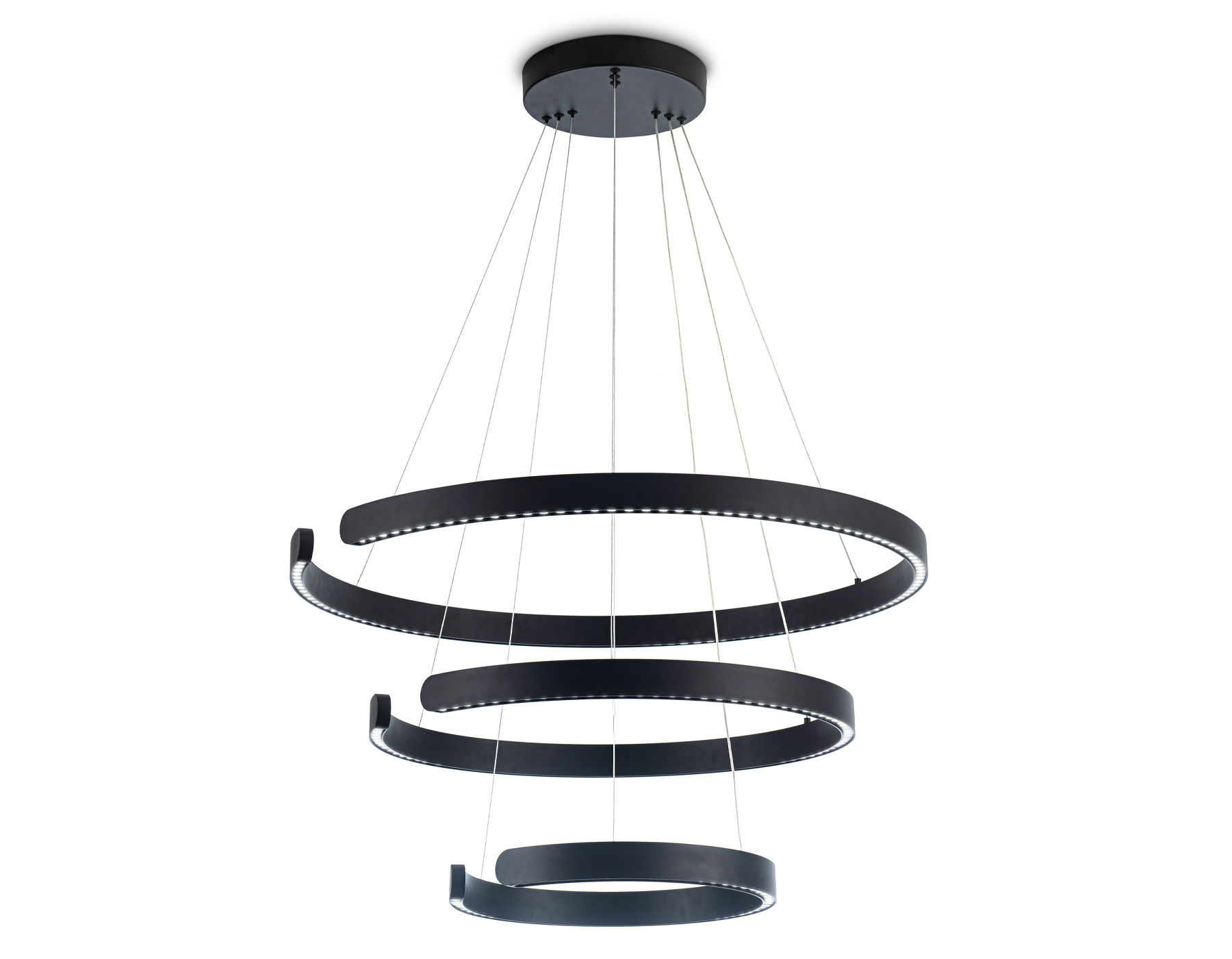 Подвесной LED светильник FL5888/3 BK черный 90W 3000K/4200K/6400K D800/600/400*1200 (без ПДУ) Подвесной LED светильник FL5888/3 BK черный 90W 3000K/4200K/6400K D800/600/400*1200 (без ПДУ)