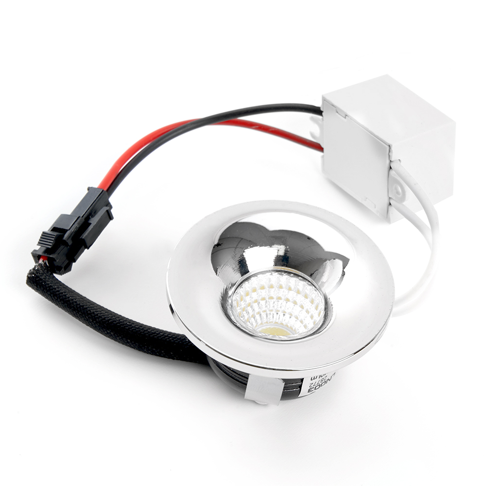 Светодиодный светильник Feron LN003 встраиваемый 3W 4000K хром