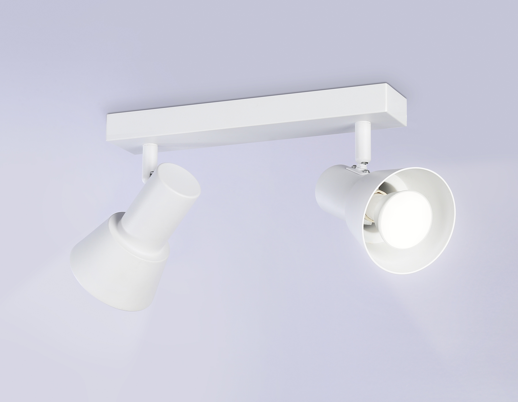 Накладной поворотный спот Ambrella TA13115/2 WH белый GU10/2 max 12W 350*85*150