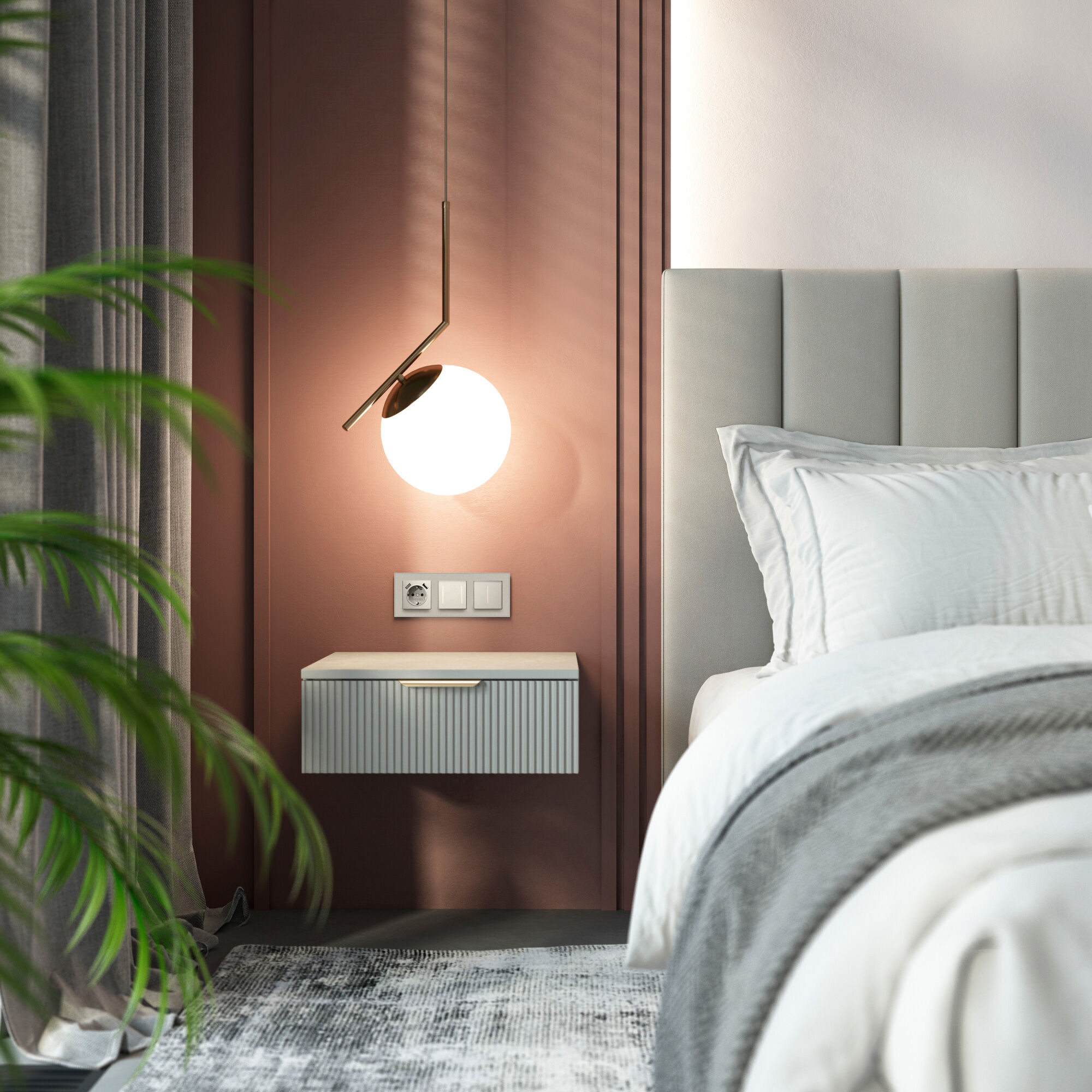 W3443141/ Умный сенсорный диммер (дымчатый) W3443141