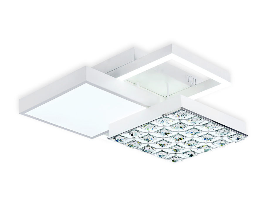 Потолочный управляемый светильник Ambrella ICE FA147 WH 96W белый