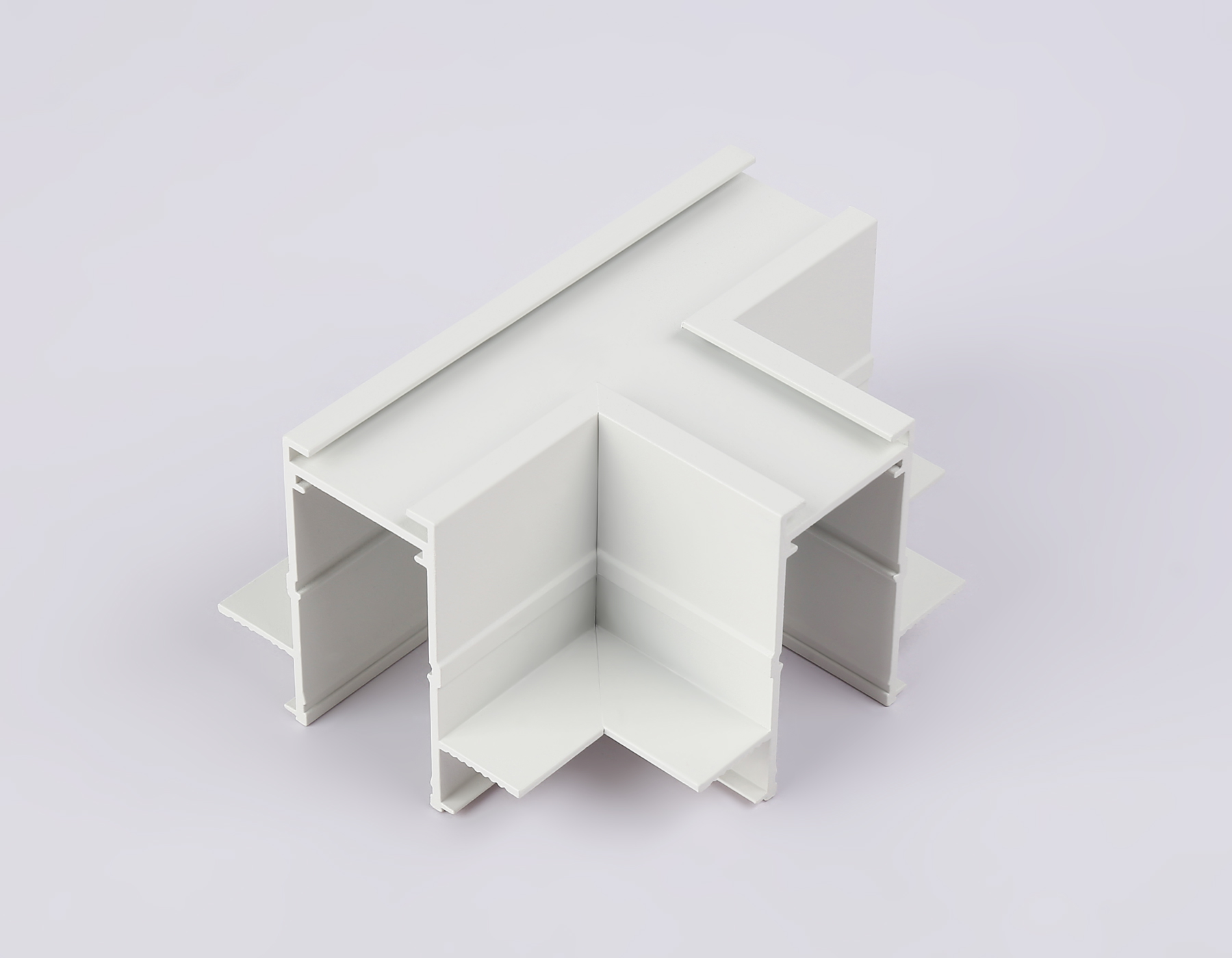 GL1041 WH белый коннектор T-образный для встраиваемого шинопровода Magnetic 220V 110*80*47