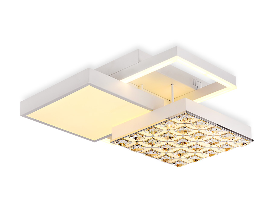 Потолочный управляемый светильник Ambrella ICE FA147 WH 96W белый