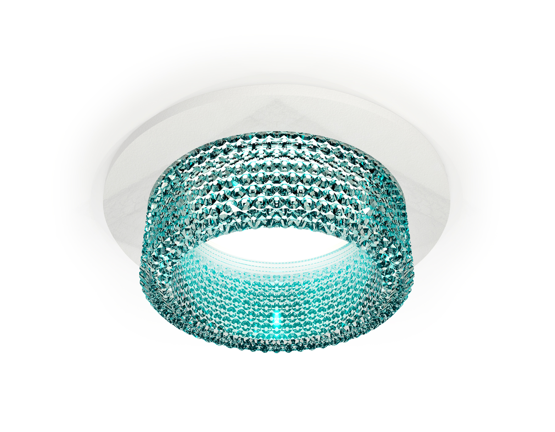 Встраиваемый светильник XC6512043 SWH/BL белый песок/голубой MR16 GU5.3 (C6512, N6153)