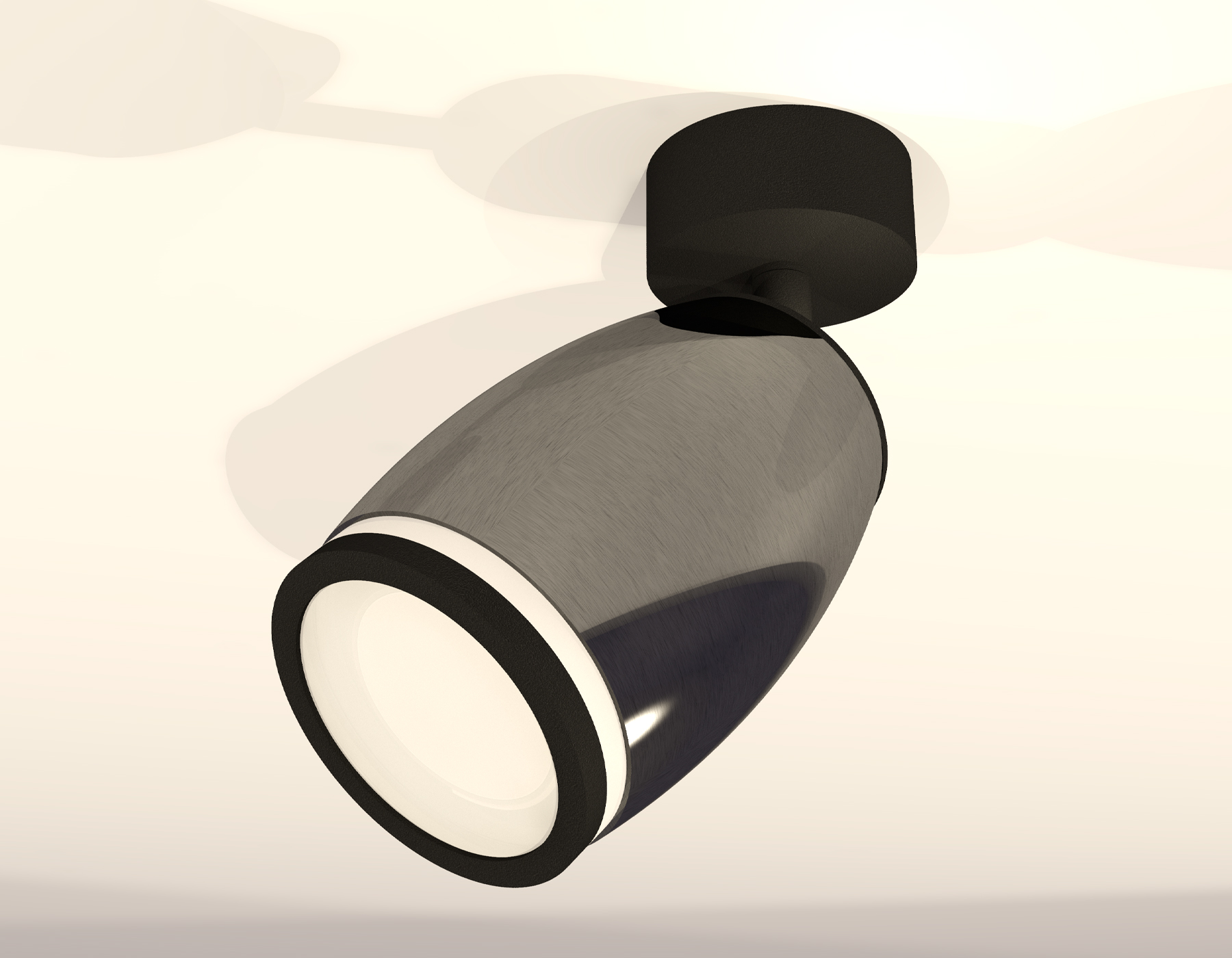 Спот поворотный XM1123004 DCH/SBK/FR черный хром/черный песок/белый матовый MR16 GU5.3 (A2210, C1123, N7121)