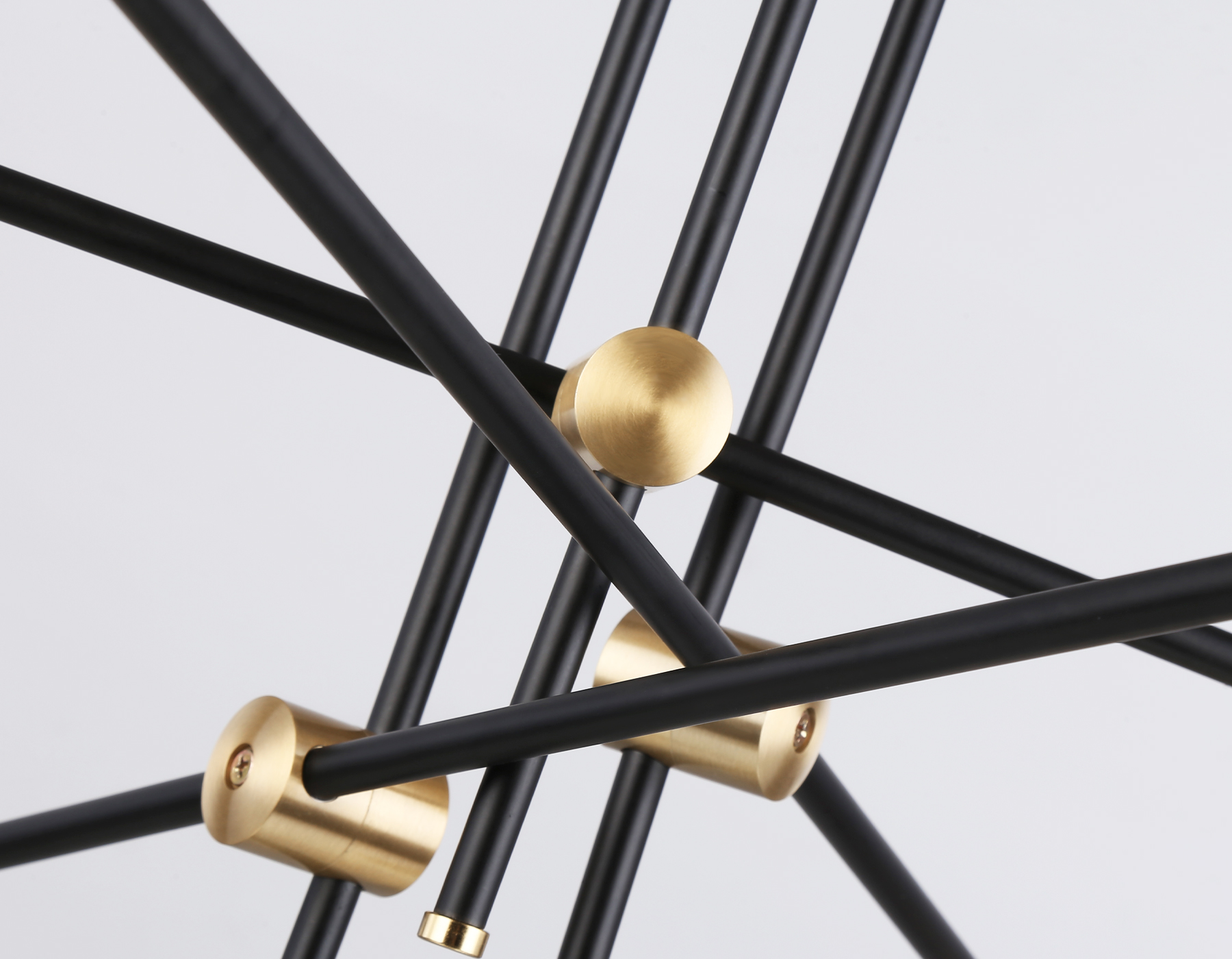 TR2523/6 BK/BS черный/латунь G9/6 max 10W D970*750