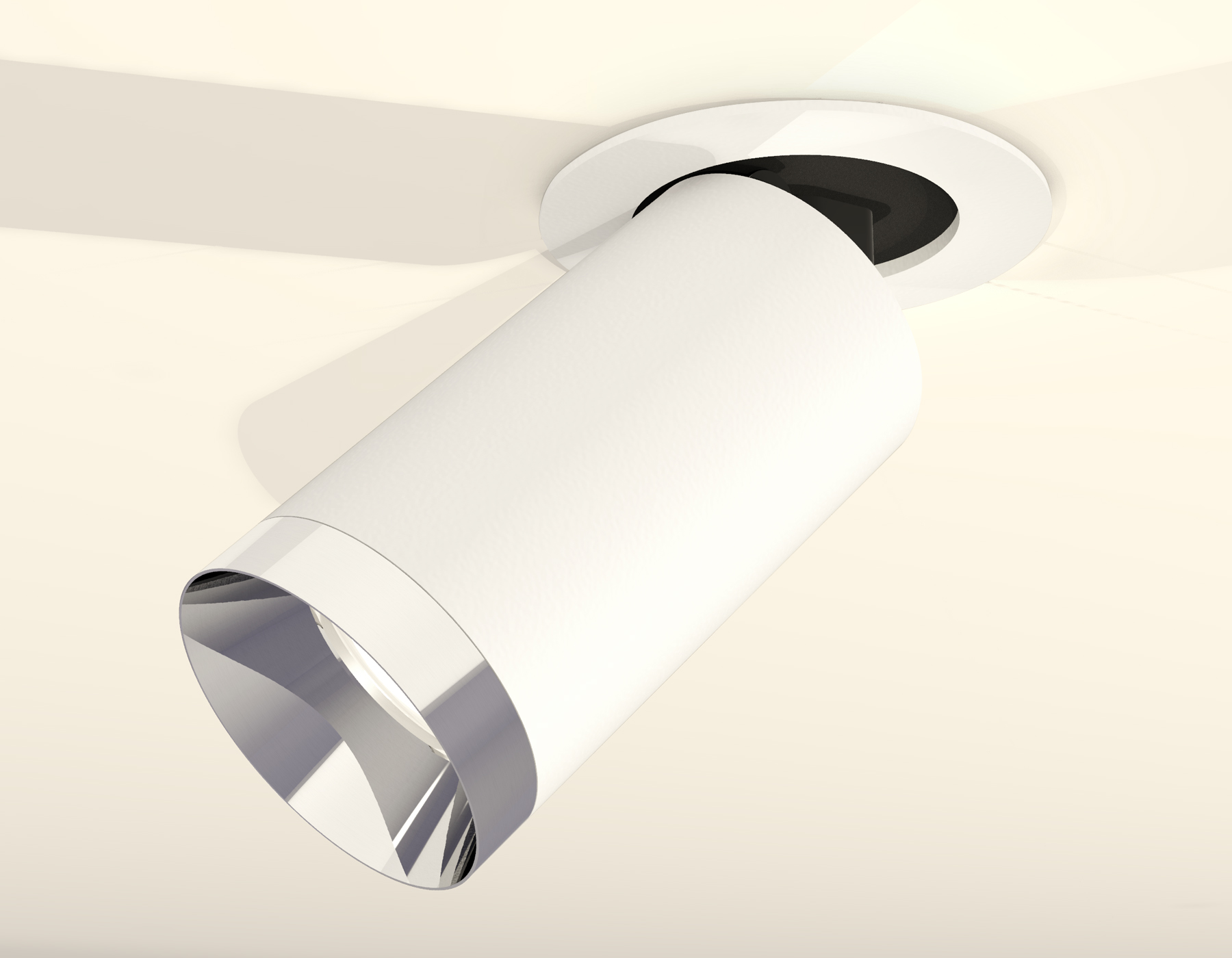 Встраиваемый поворотный светильник XM6322202 SWH/PSL белый песок/серебро полированное MR16 GU5.3 (A2241, C6322, N6132)