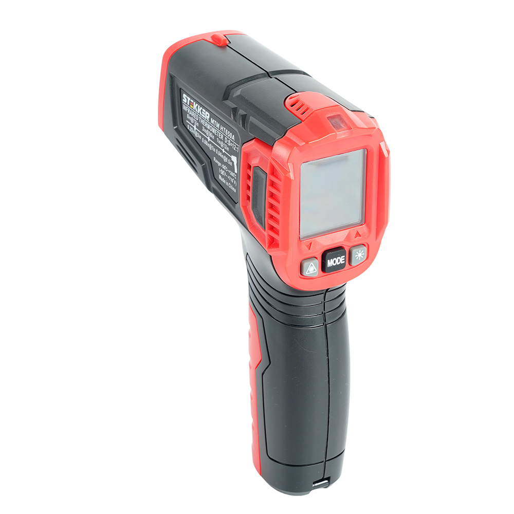 MTM HT650A Дистанционный измеритель температуры (пирометр), 2 батареи тип ААА 1,5В, черный/красный