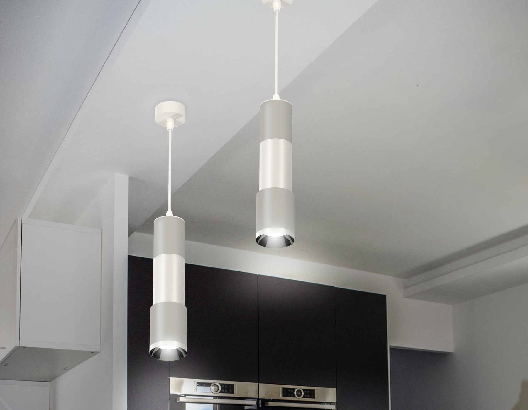 Подвесной светильник XP7423001 SGR/PSL серый песок/серебро полированное MR16 GU5.3