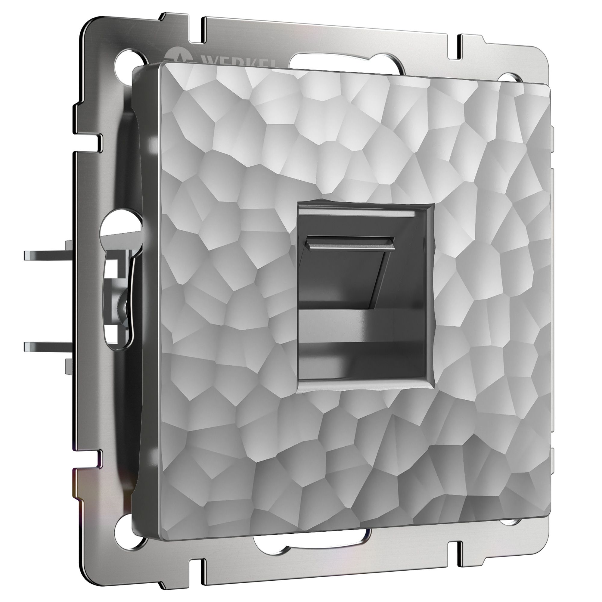 Розетка Ethernet RJ-45 Werkel Hammer (серебряный) / W1281006 / a052071