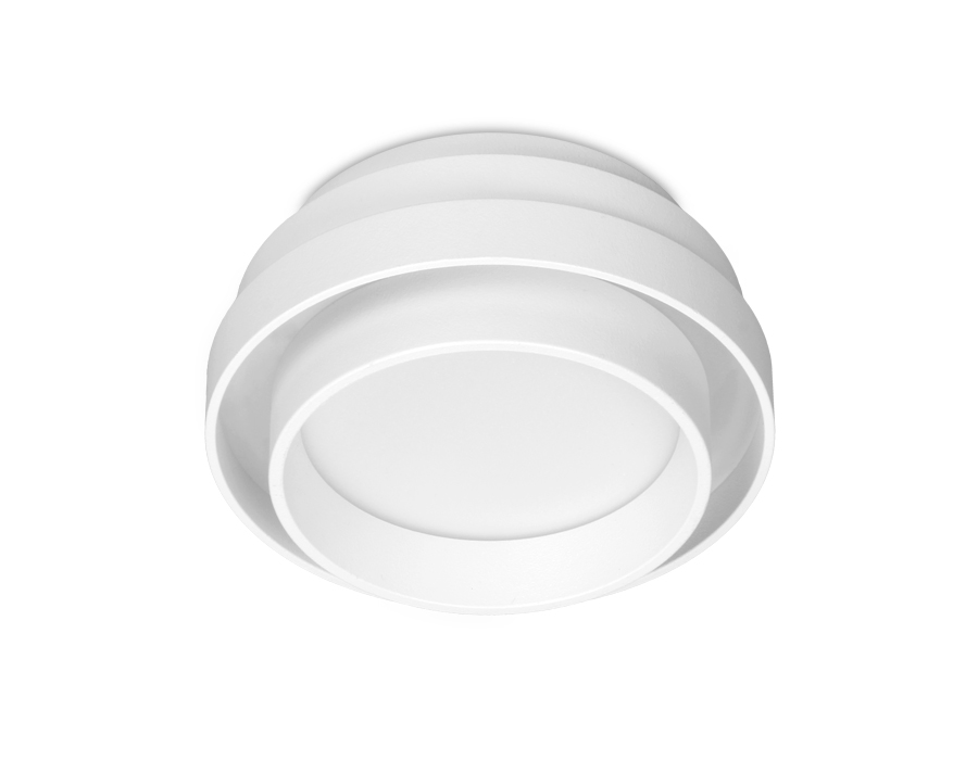 Накладной точечный светильник Ambrella TN601 WH/S белый/песок GX53 D110*53