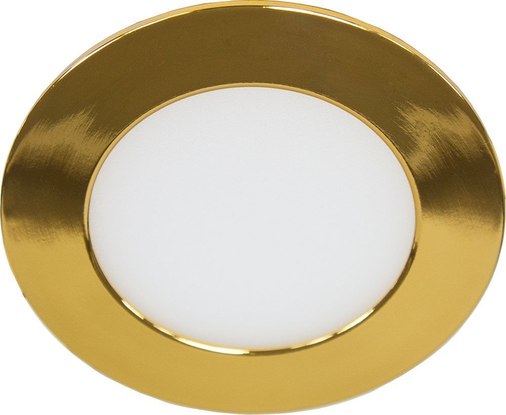 Светодиодный светильник Feron AL500 встраиваемый 6W 4000K золотистый