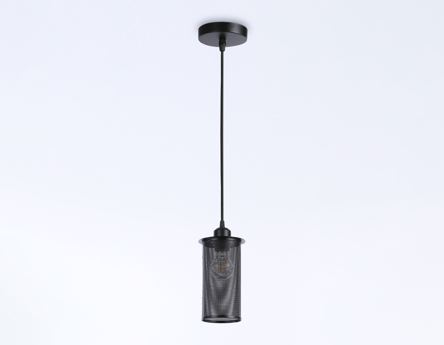 Подвесной светильник TR8162 BK черный E27 max 40W D102*1055