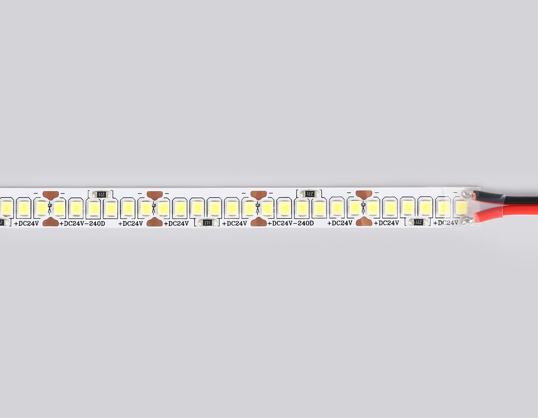 GS3503 2835 240Led /22W m/ 24V IP20 6500K/ 5000*10*1.2mm (2 конт.)