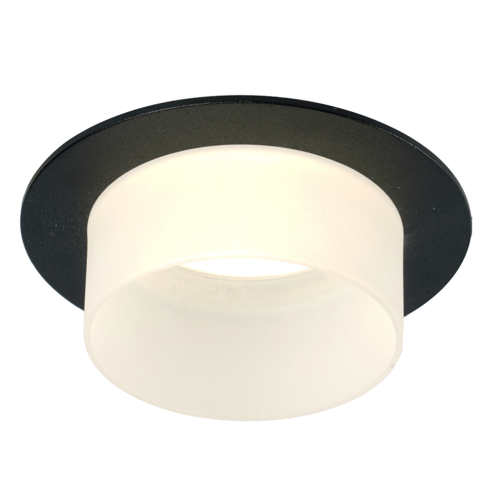 Светильник встраиваемый Feron DL3115 потолочный MR16 G5.3 черный