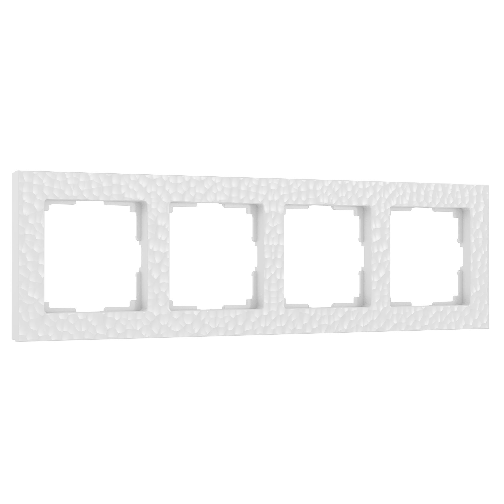 Рамка на 4 поста Werkel Hammer (белый) / W0042401 / a052523