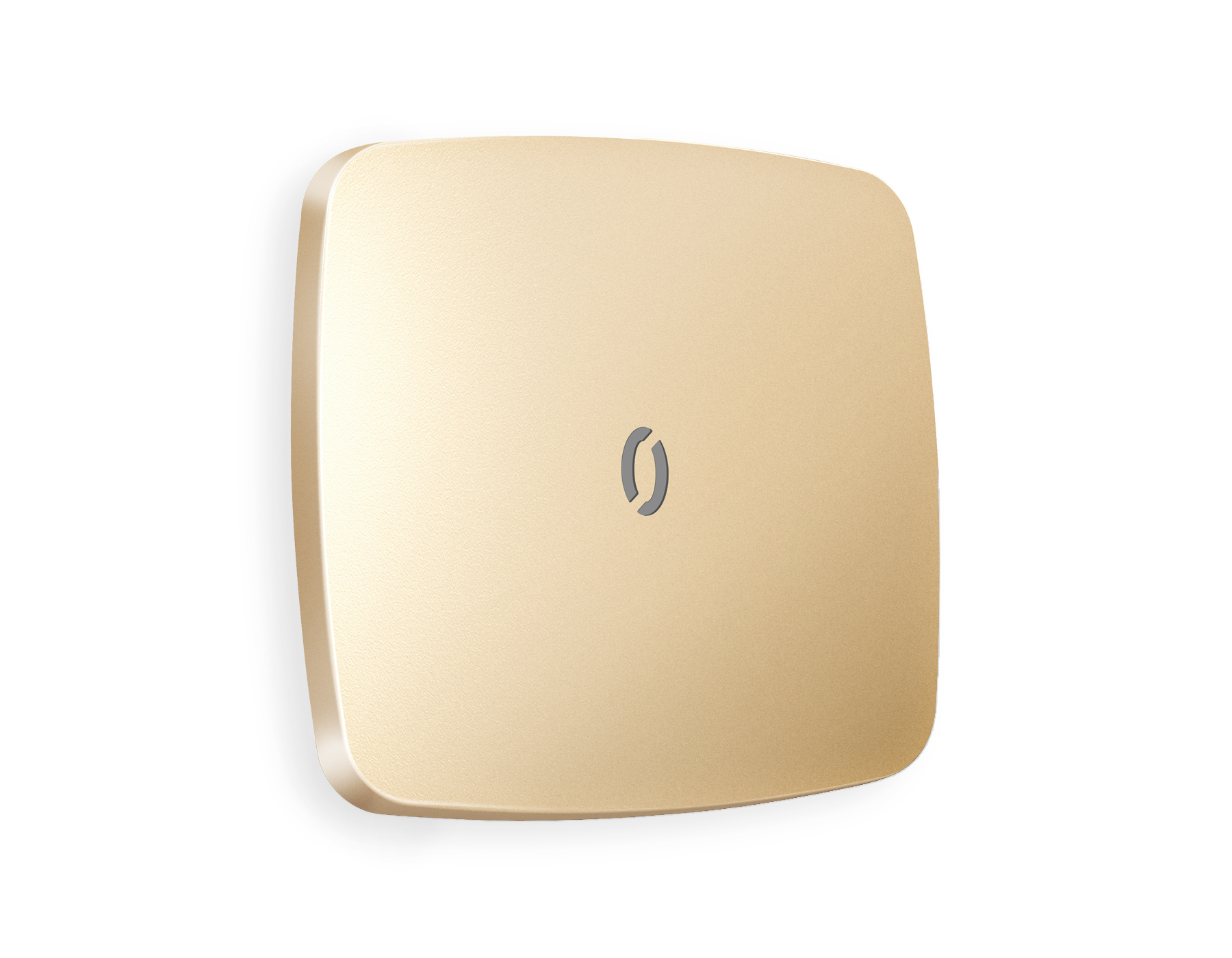 OP6020 Лицевая панель OMEGA (Шампань) для 1-кл выключателей с подсветкой QUANT