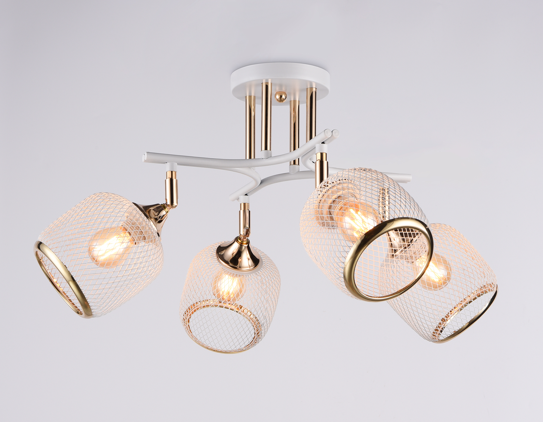Светильник подвесной Ambrella TR80175/4 WH/FGD белый/золото E27/4 max 40W D640*260 Светильник подвесной Ambrella TR80175/4 WH/FGD белый/золото E27/4 max 40W D640*260