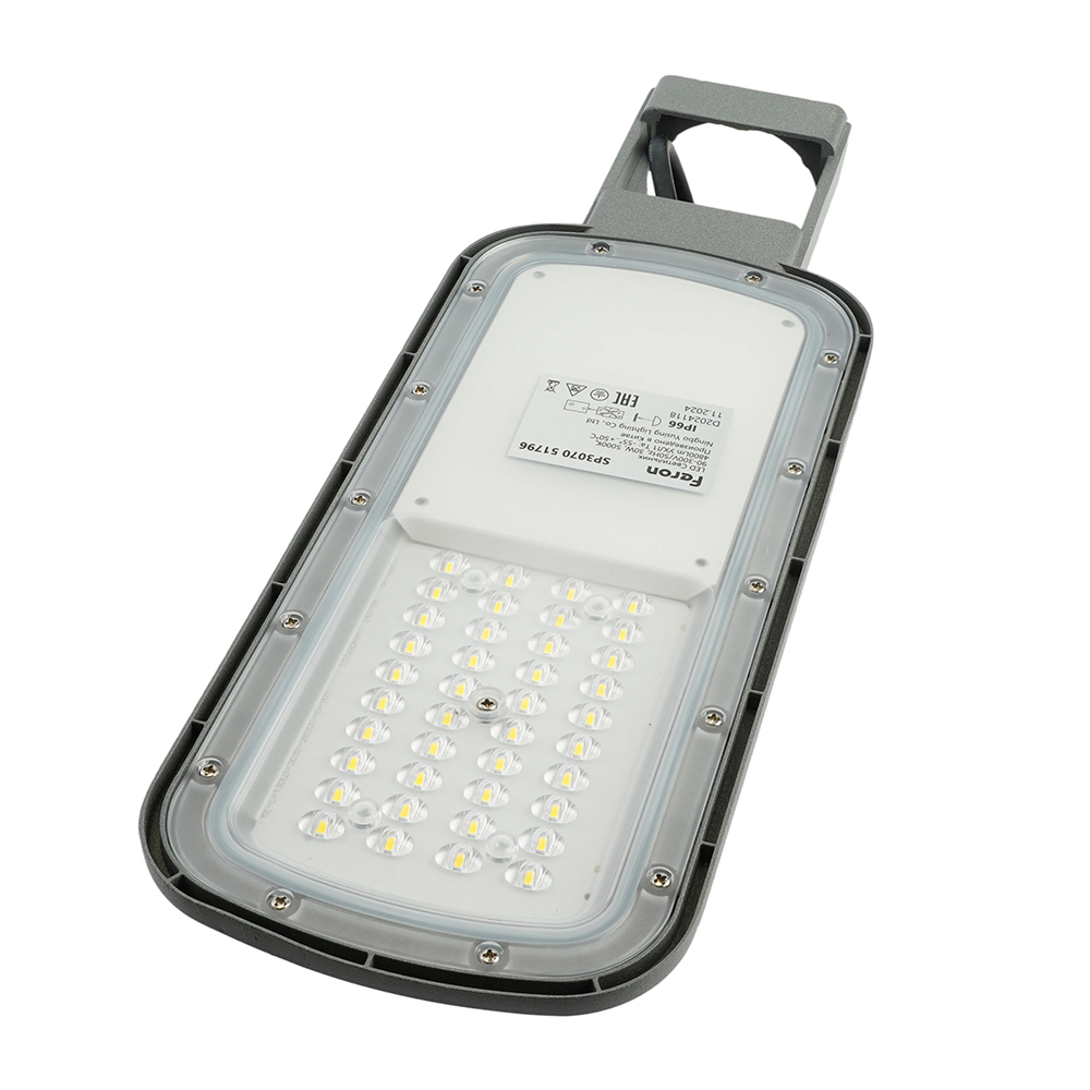 Светодиодный уличный консольный светильник Feron SP3070 30W 5000K 90-300V, серый