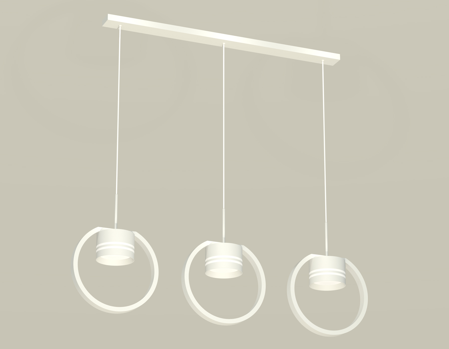 Подвесной светильтник Ambrella XB9106154/3 SWH/FR белый песок/белый матовый GX53 (C9106, N8477)