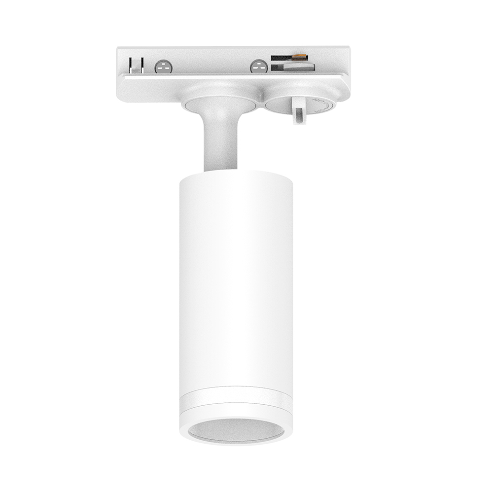 Светильник Feron AL146 трековый однофазный на шинопровод под лампу GU10, белый Светильник Feron AL146 трековый однофазный на шинопровод под лампу GU10, белый