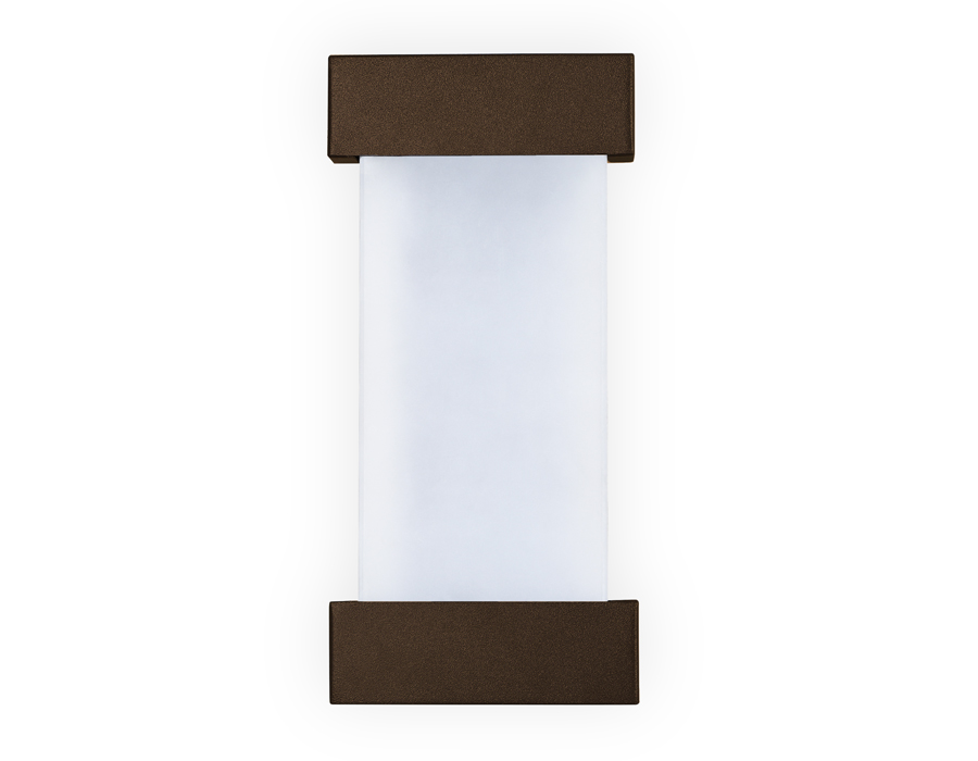 Настенный светодиодный светильник с акрилом Ambrella FW205 SCF/FR кофе песок/матовый LED 4200K 10W 230*120*35
