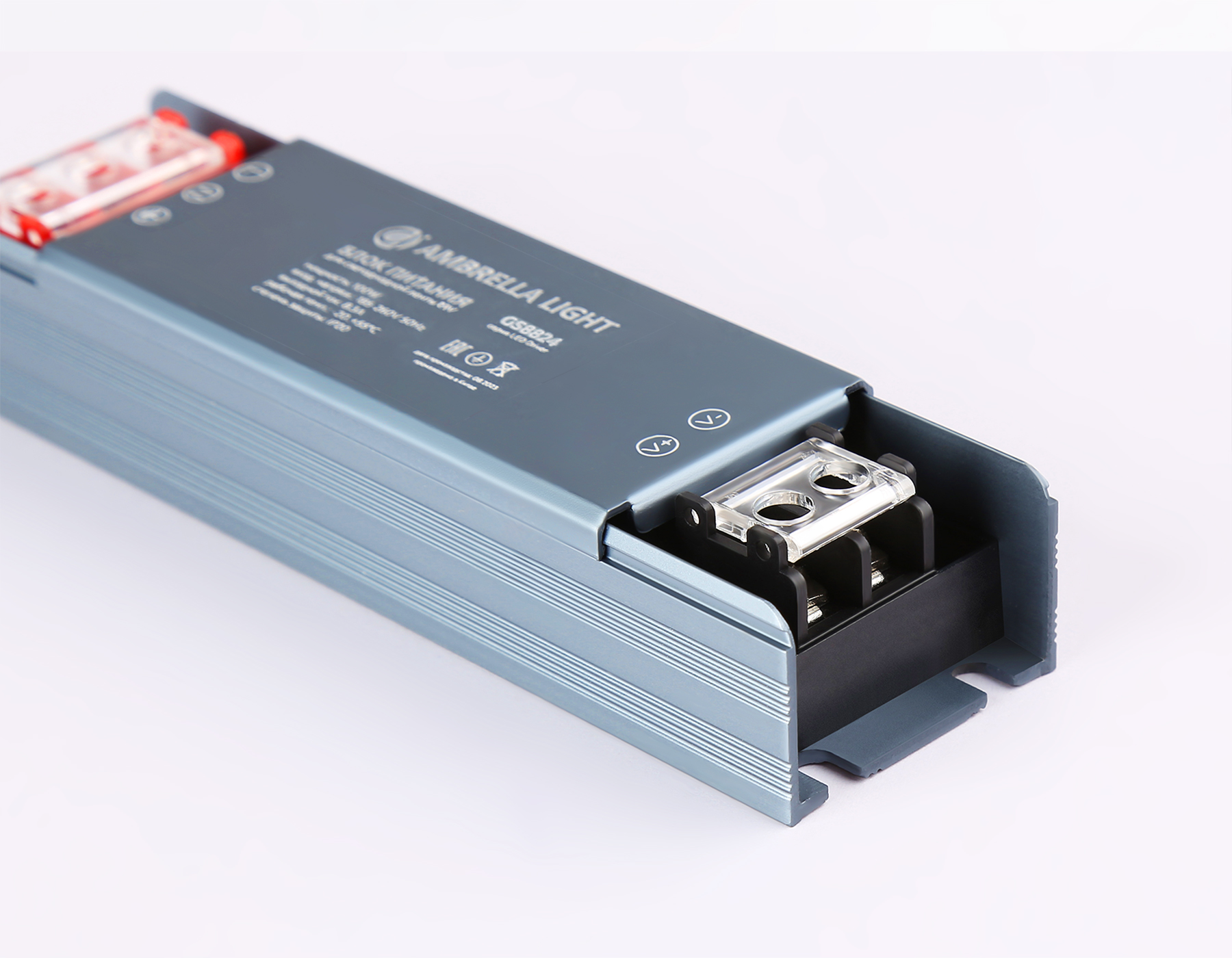 GS8824 блок питания 24V 100W 4.2A IP20 185-260V 130*35*22