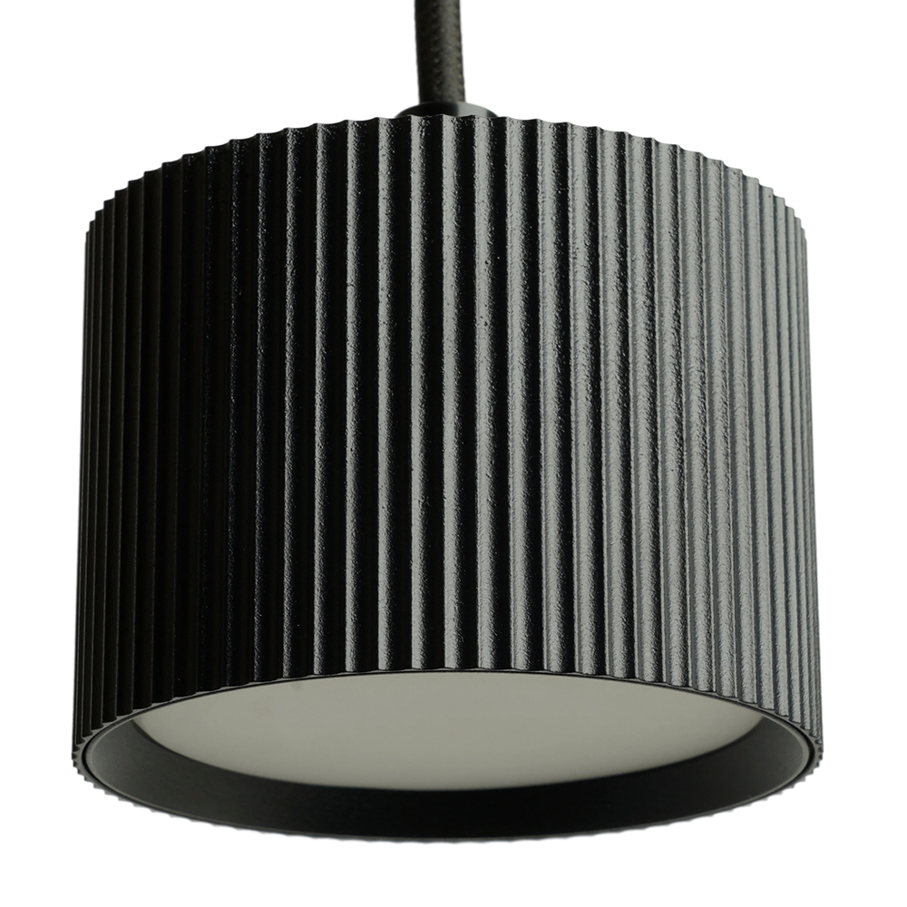 Светильник потолочный Feron Barrel HL4588 ARIA  levitation 12W, 230V, GX53, черный, на подвесе 1,7 м