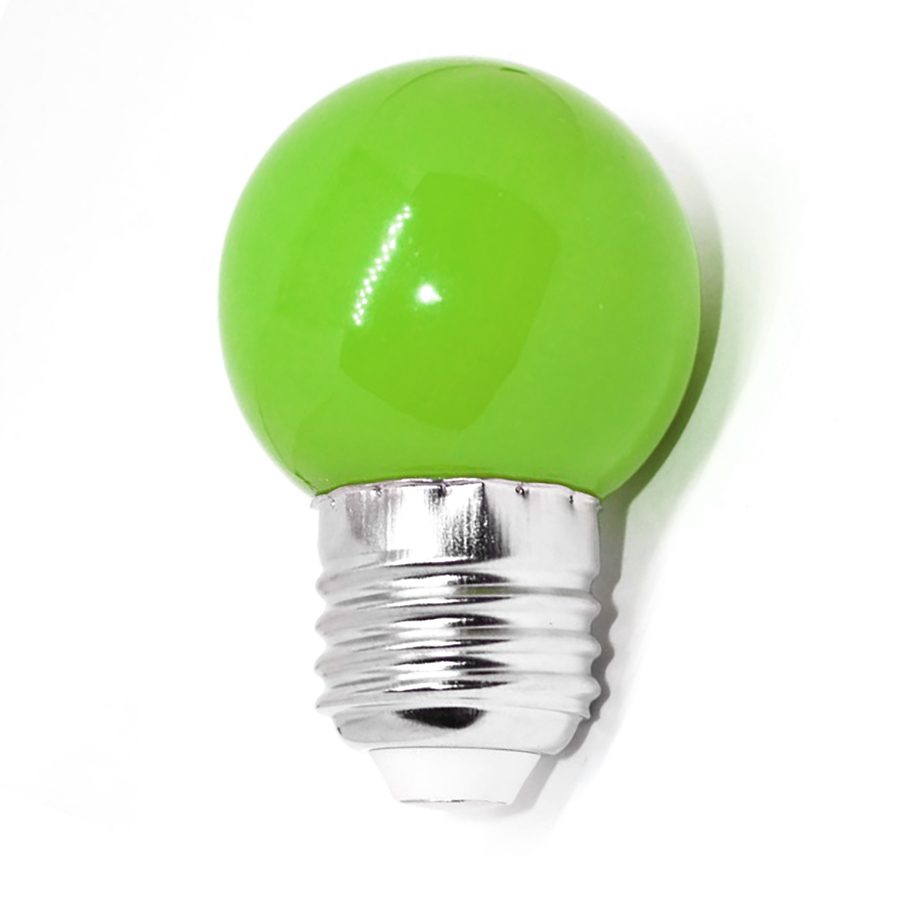 Лампа GLDEN-G45PB-5-230-E27 GREEN