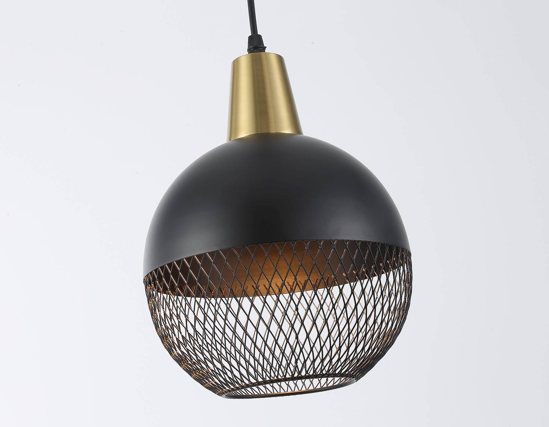 TR8504 BK/CP черный/медь E27 max 60W D200*1000