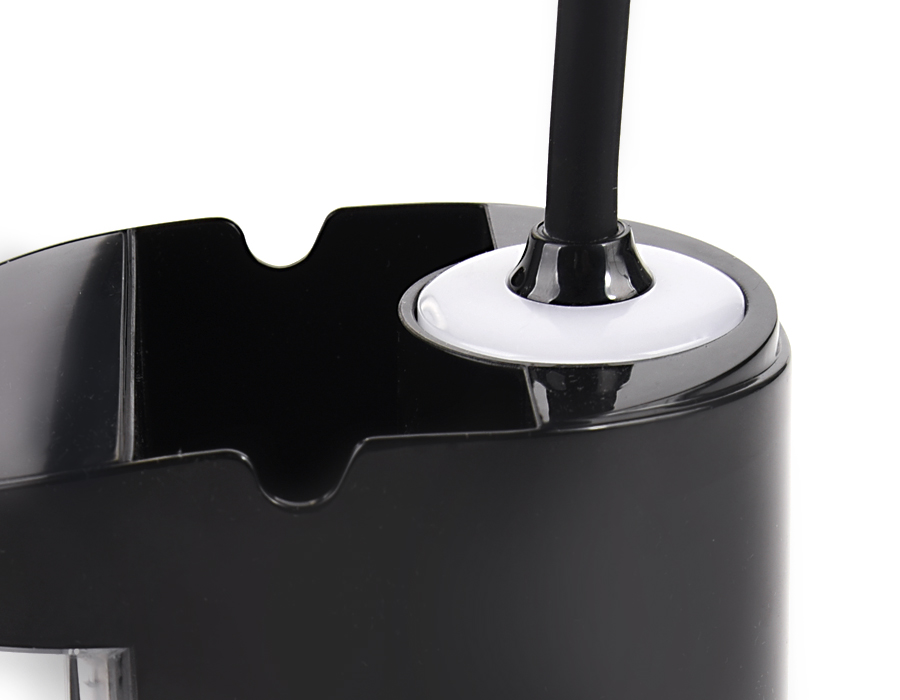 Настольная светодиодная лампа со встроенной аккумулятороной батареей и органайзером Ambrella DE562 BK черный LED 4200K 4W