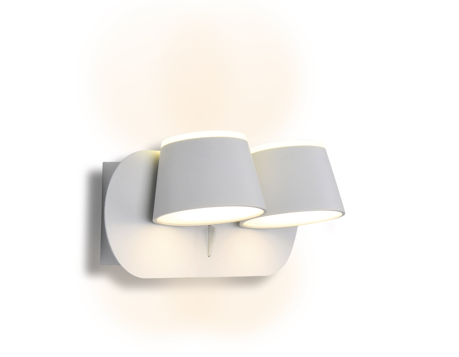 Бра Ambrella Sota FW171/2 WH/S 20W 3000K белый/песок Бра Ambrella Sota FW171/2 WH/S 20W 3000K белый/песок