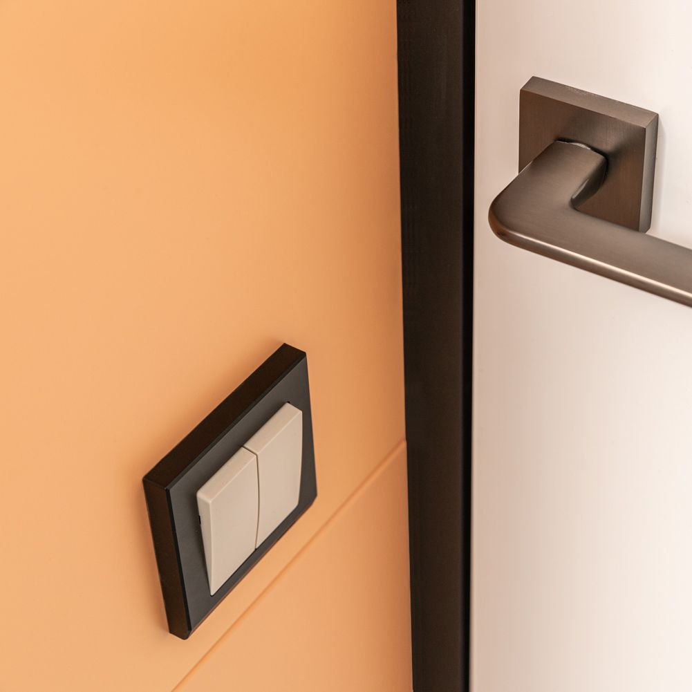 Выключатель двухклавишный WERKEL (слоновая кость) WL03-SW-2G-ivory / W1120003 / a028886