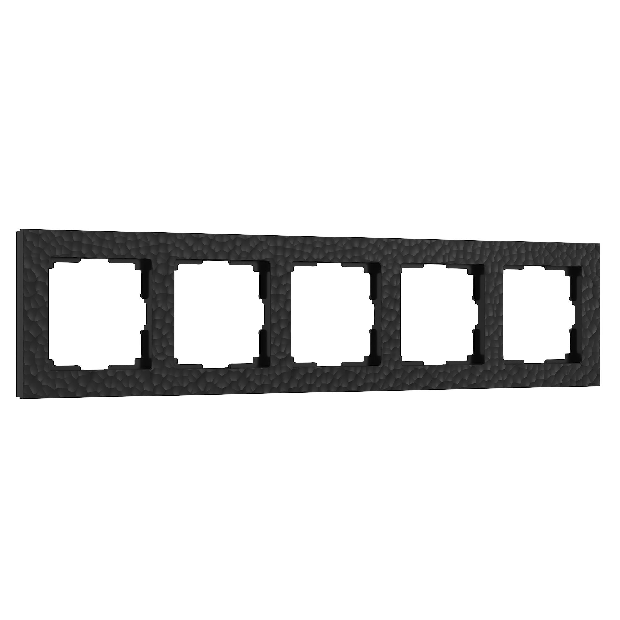 Рамка на 5 постов Werkel Hammer (черный) / W0052408 / a052531