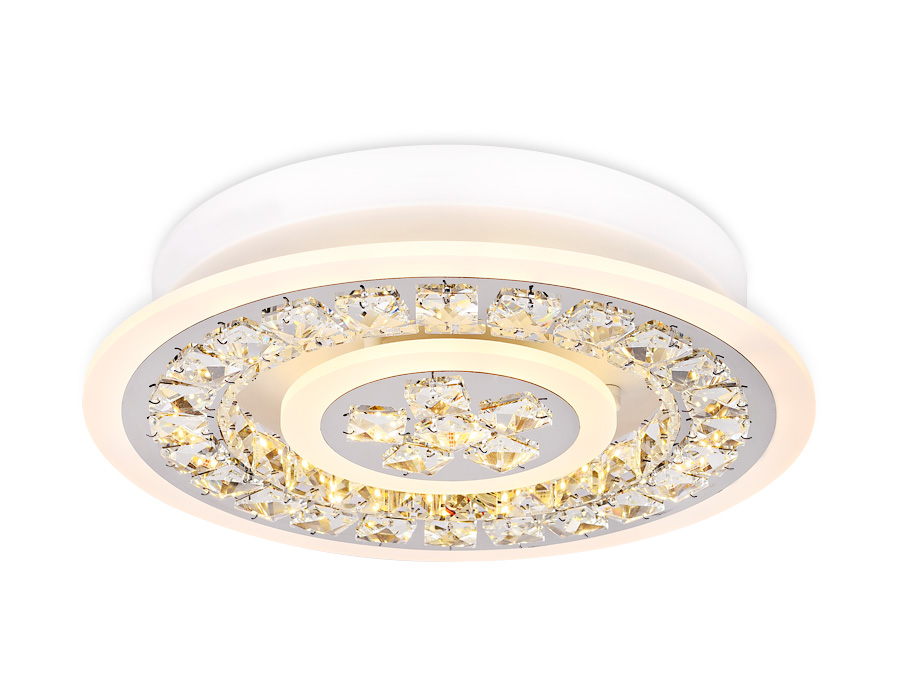 Потолочный светодиодный светильник Ambrella FA153 WH белый  82W  (ПДУ РАДИО 2.4)