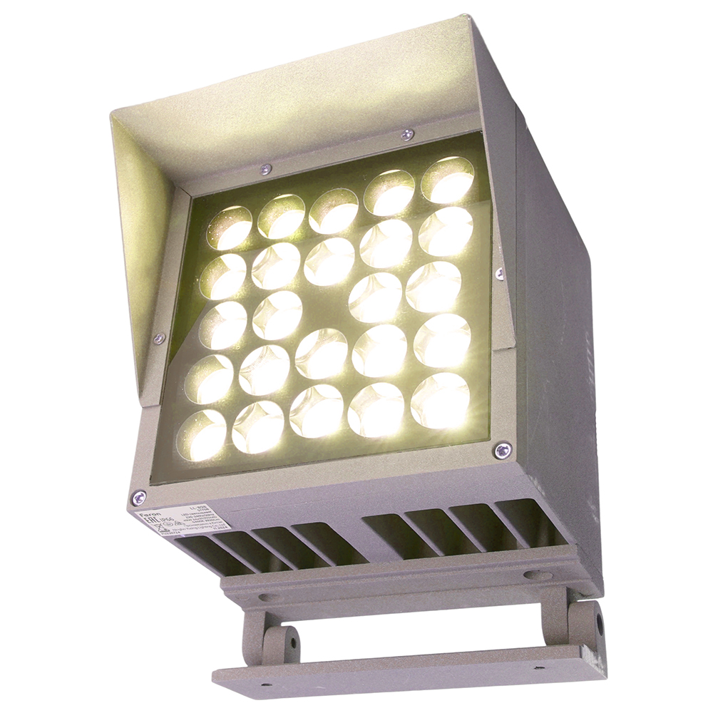 Светодиодный светильник ландшафтно-архитектурный Feron LL-898  AC220-240 49W 2700K IP66 квадрат