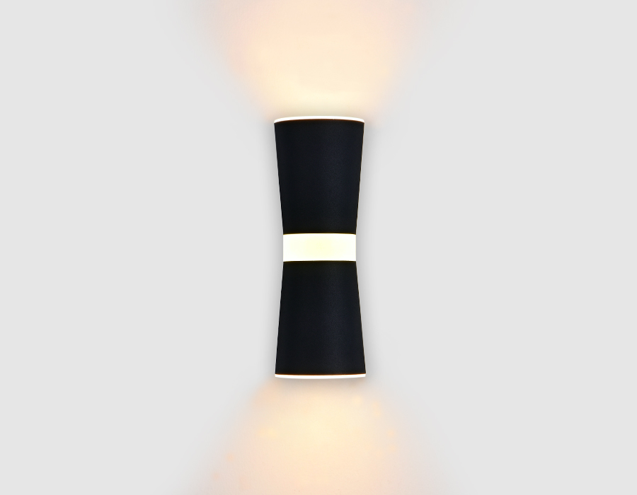 Настенный светильник Ambrella Sota FW196 BK/S 12W 3000K черный/песок