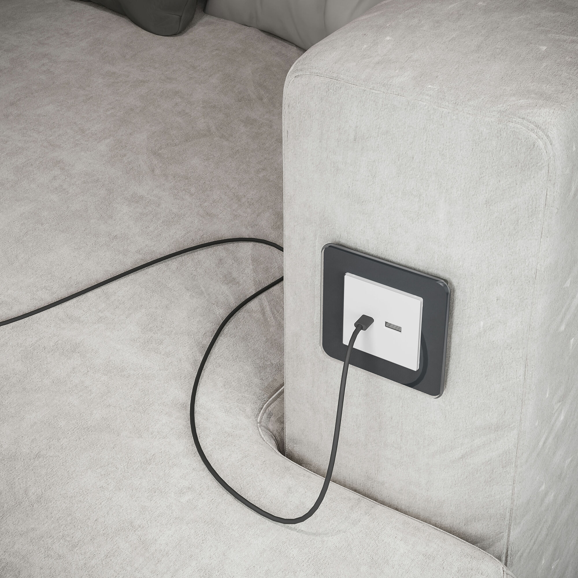 Рамка WERKEL на 1 пост Elite (графит, стекло) W0012440