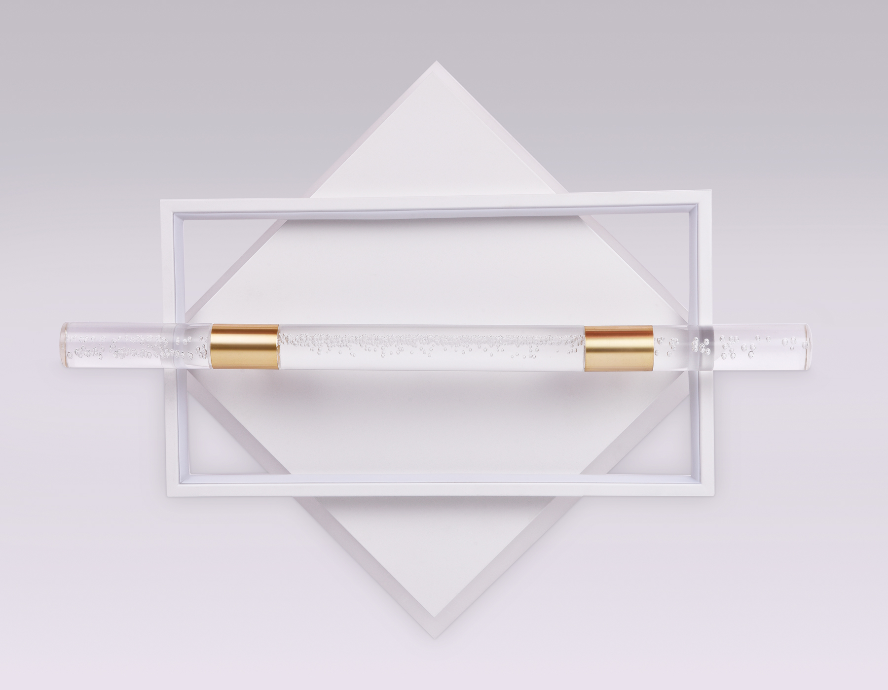 Потолочный светильник Ambrella FL5012 WH/GD белый/золото 3000K/4200K/6400K 78W 523.3*496.7*100 (ПДУ РАДИО 2.4G)