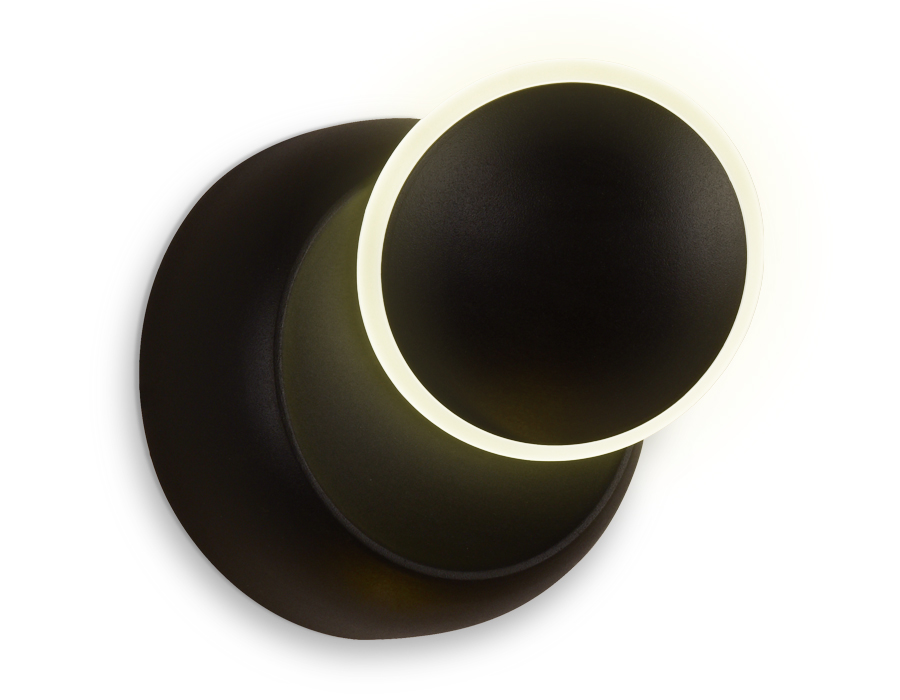 Бра Ambrella Sota FW116 BK/S 5W 4200K черный/песок