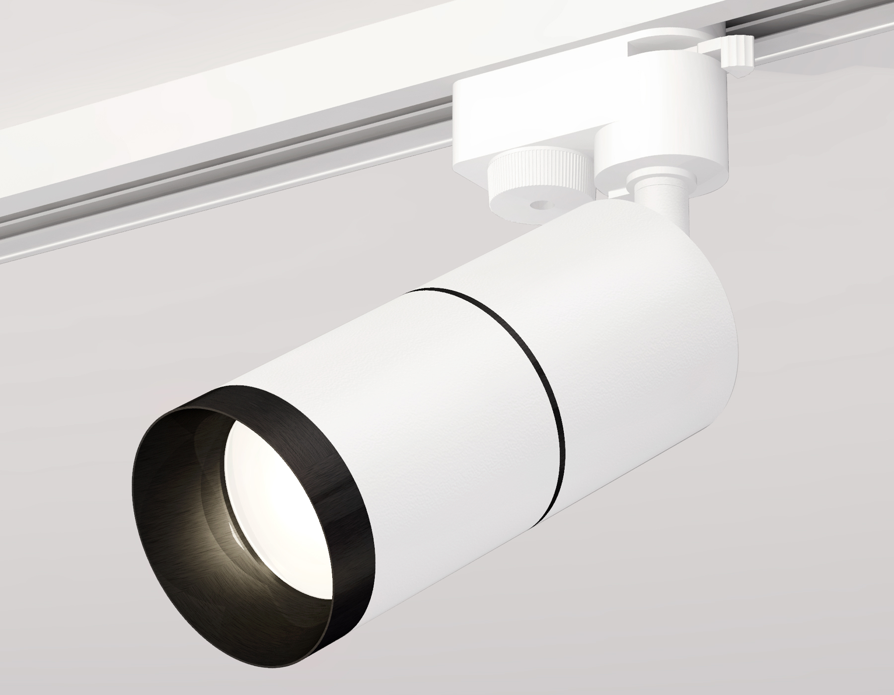 Трековый однофазный светильник XT6301011 SWH/PBK белый песок/черный полированный MR16 GU5.3 (A2520, C6301, A2061, C6301, N6131)