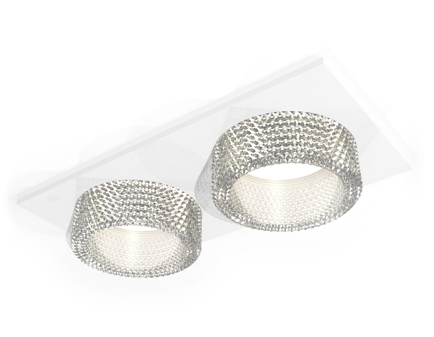 Встраиваемый светильник XC6525040 SWH/CL белый песок/прозрачный MR16 GU5.3 (C6525, N6150)