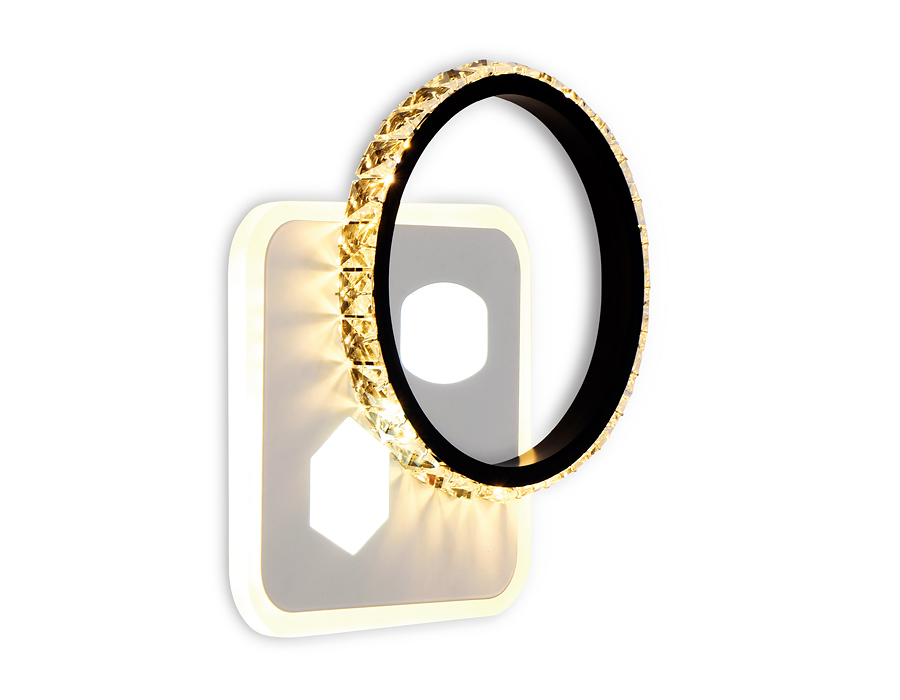 Бра Ambrella Present FA230 WH/BK 28W 3000K/4200K/6400K белый/черный