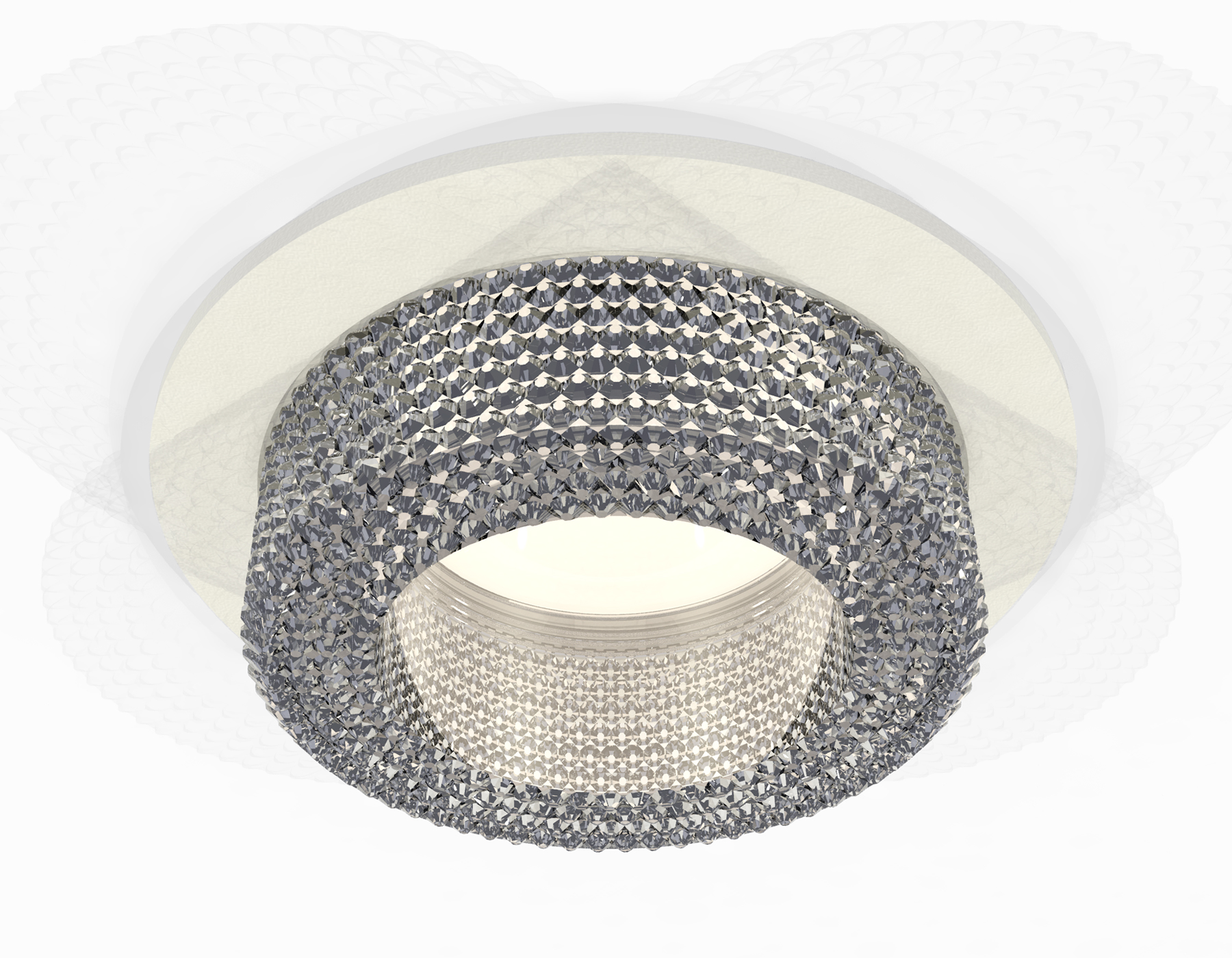 Встраиваемый светильник XC7621020 SWH/CL белый песок/прозрачный MR16 GU5.3 (C7621, N7191)