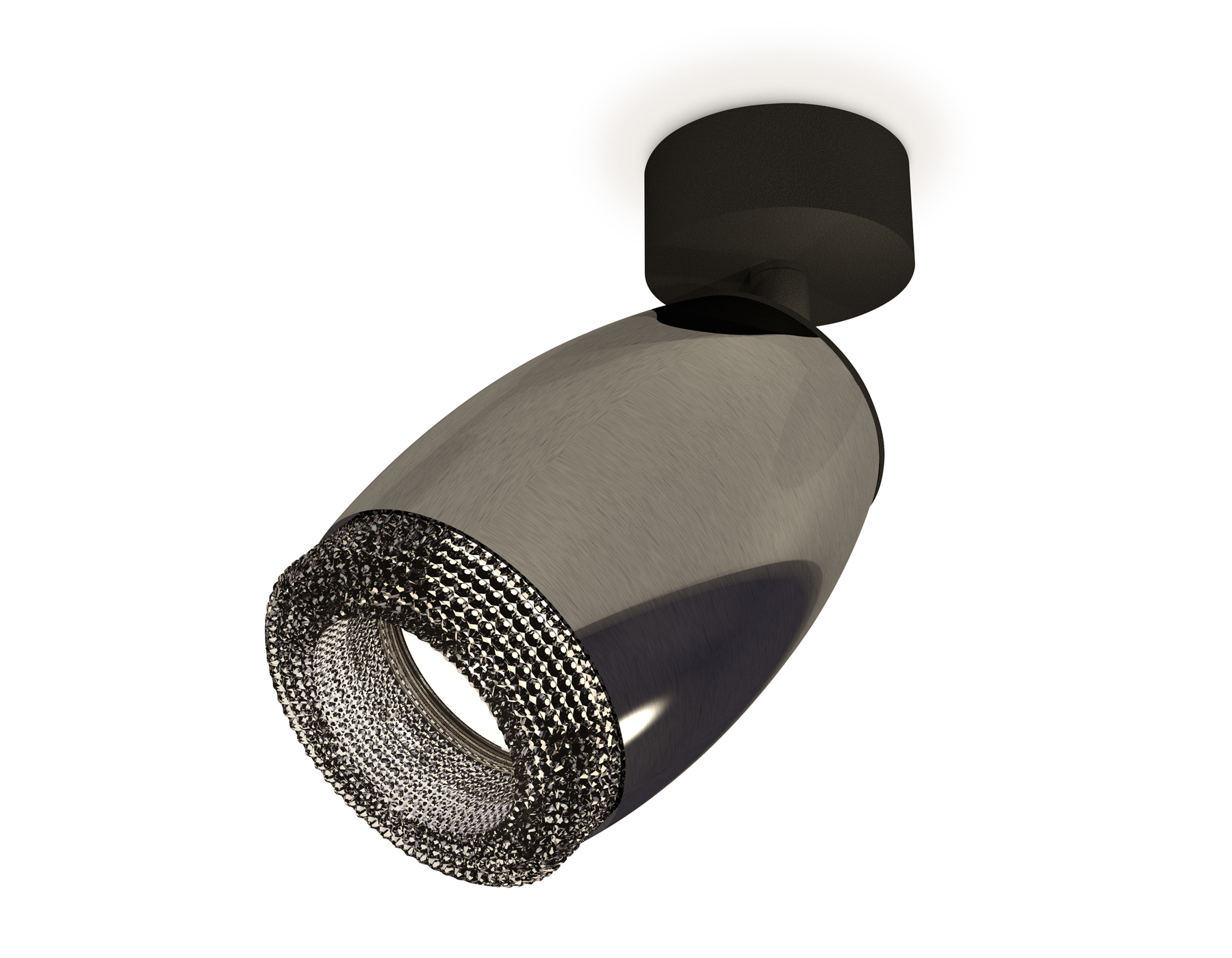 Спот поворотный XM1123002 DCH/SBK/BK черный хром/черный песок/тонированный MR16 GU5.3 (A2210, C1123, N7192)