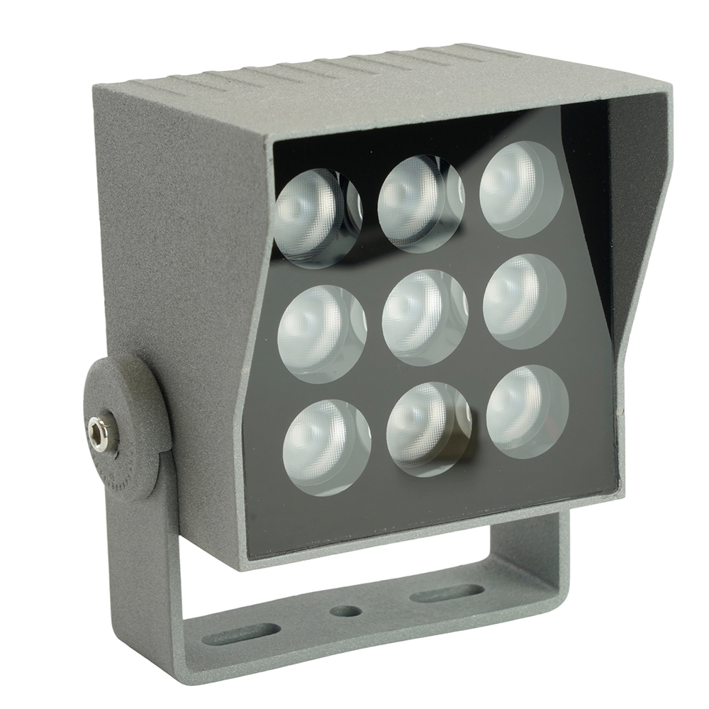 Светодиодный светильник ландшафтно-архитектурный Feron LL-896  AC220-240 9W 6400K IP66 квадрат