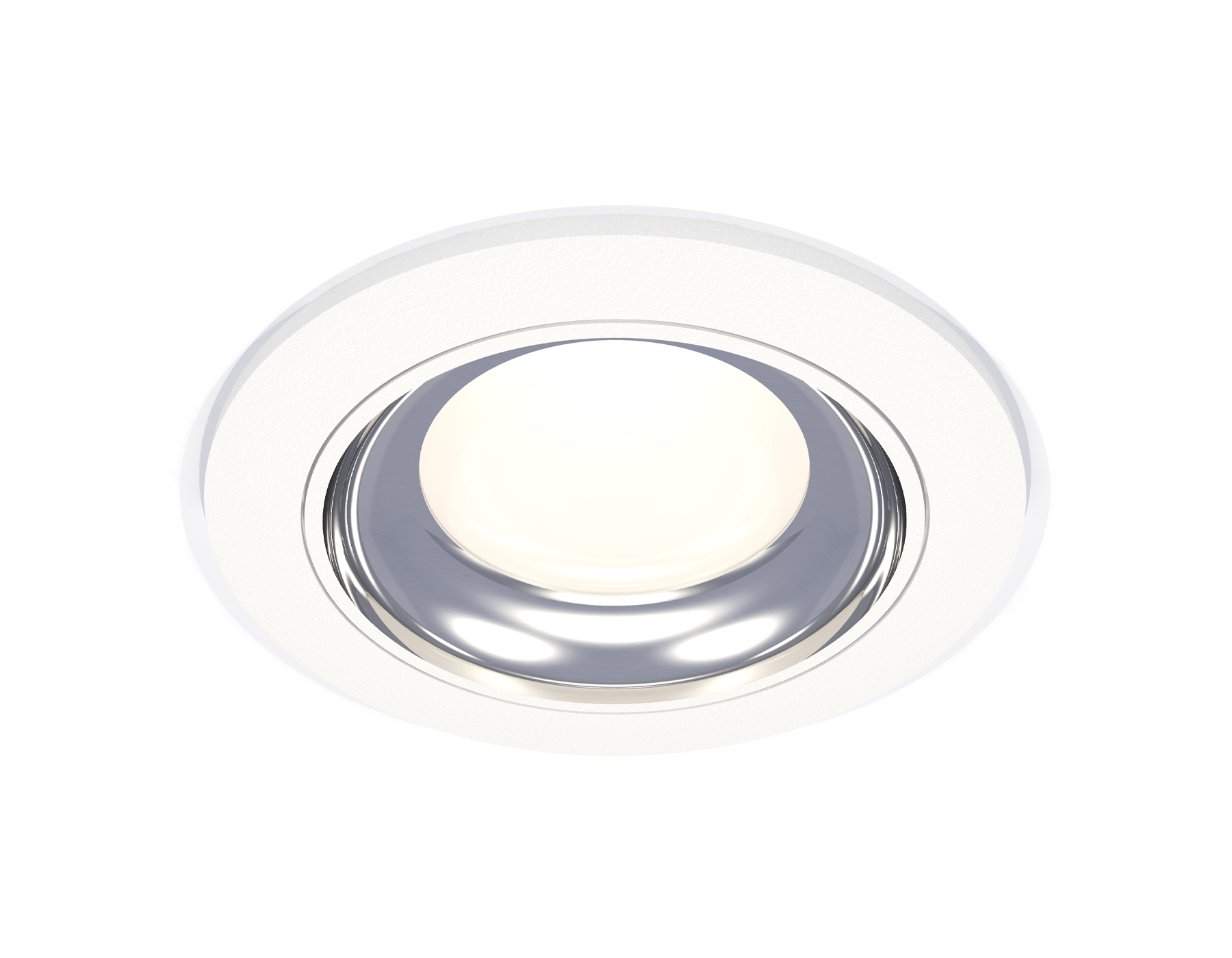 Встраиваемый светильник XC7621061 SWH/PSL белый песок/серебро полированное MR16 GU5.3 (C7621, N7022)